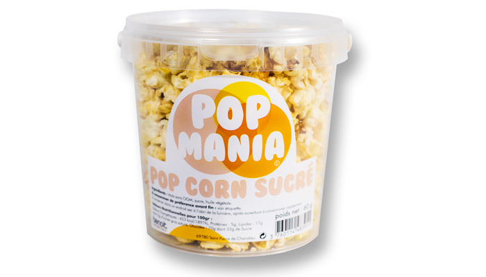 Pop corn sucré - Pot